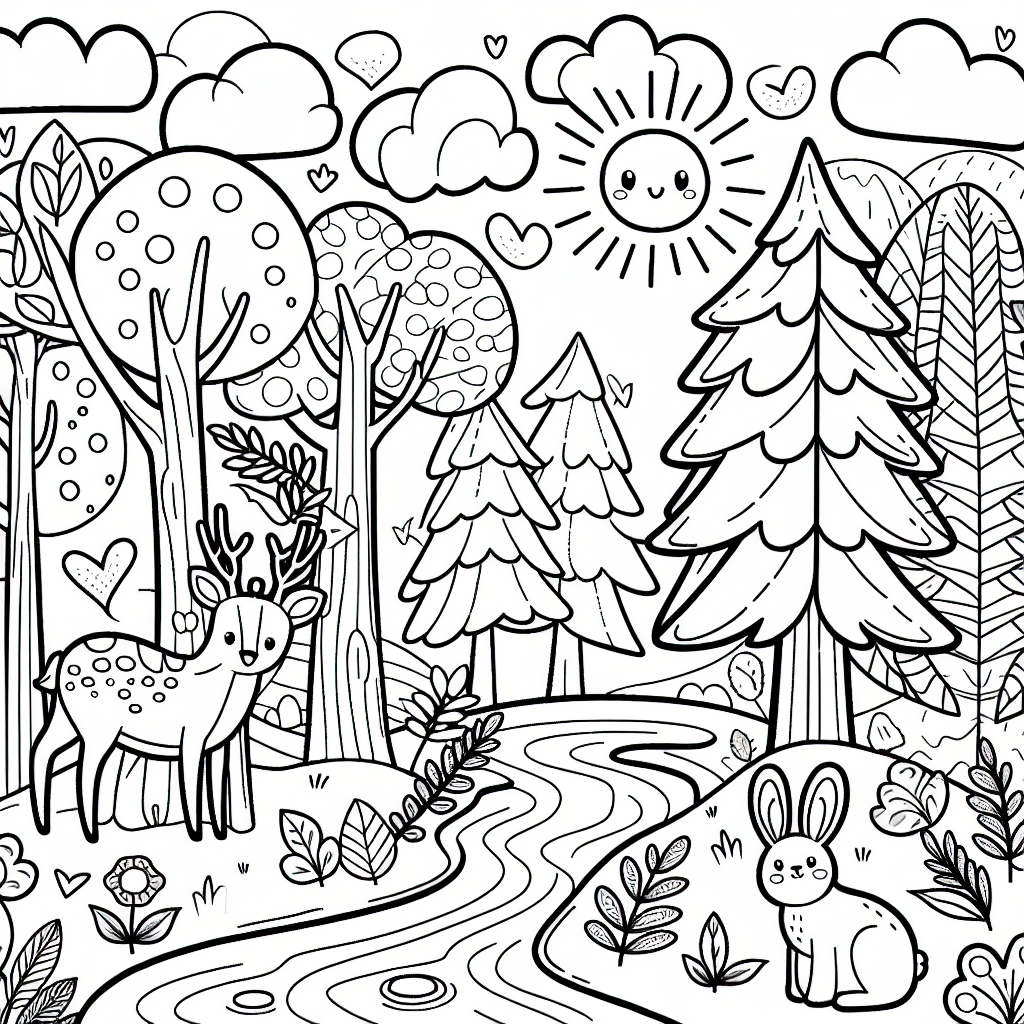 Free Nature Coloring Pages For Kids