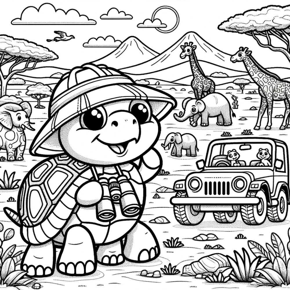 Free turtle Color Book - 40 Coloring Pages - Dive Into the Colorful ...